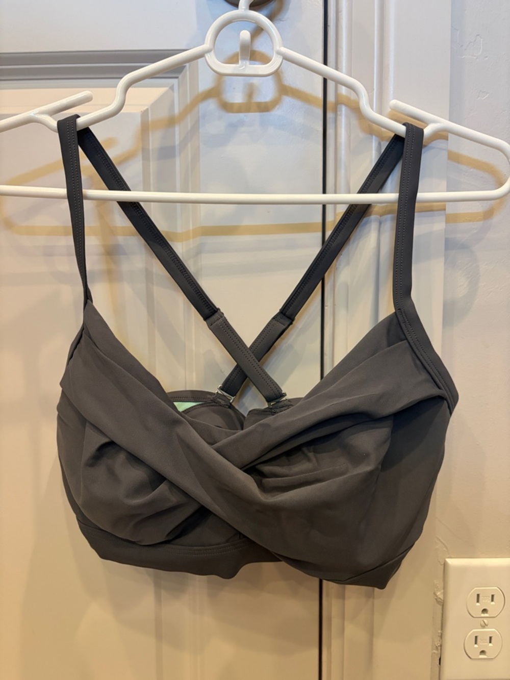 Athleta Grey Women's Twist-Front swim top
